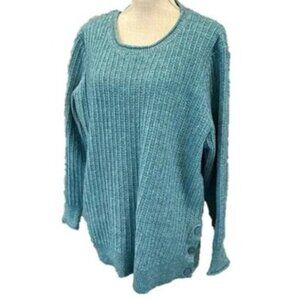 ALLISON DALEY Ribbed Knit Sweater 1X